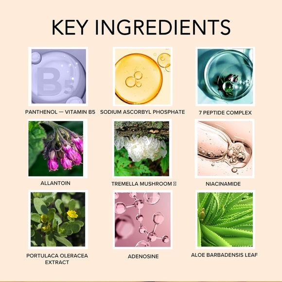 🆕 The Go Beauty GLOWING ESSENCE | VITAMIN C +7 PEPTIDES COMPLEX, DAY SERUM - Picture 7 of 9